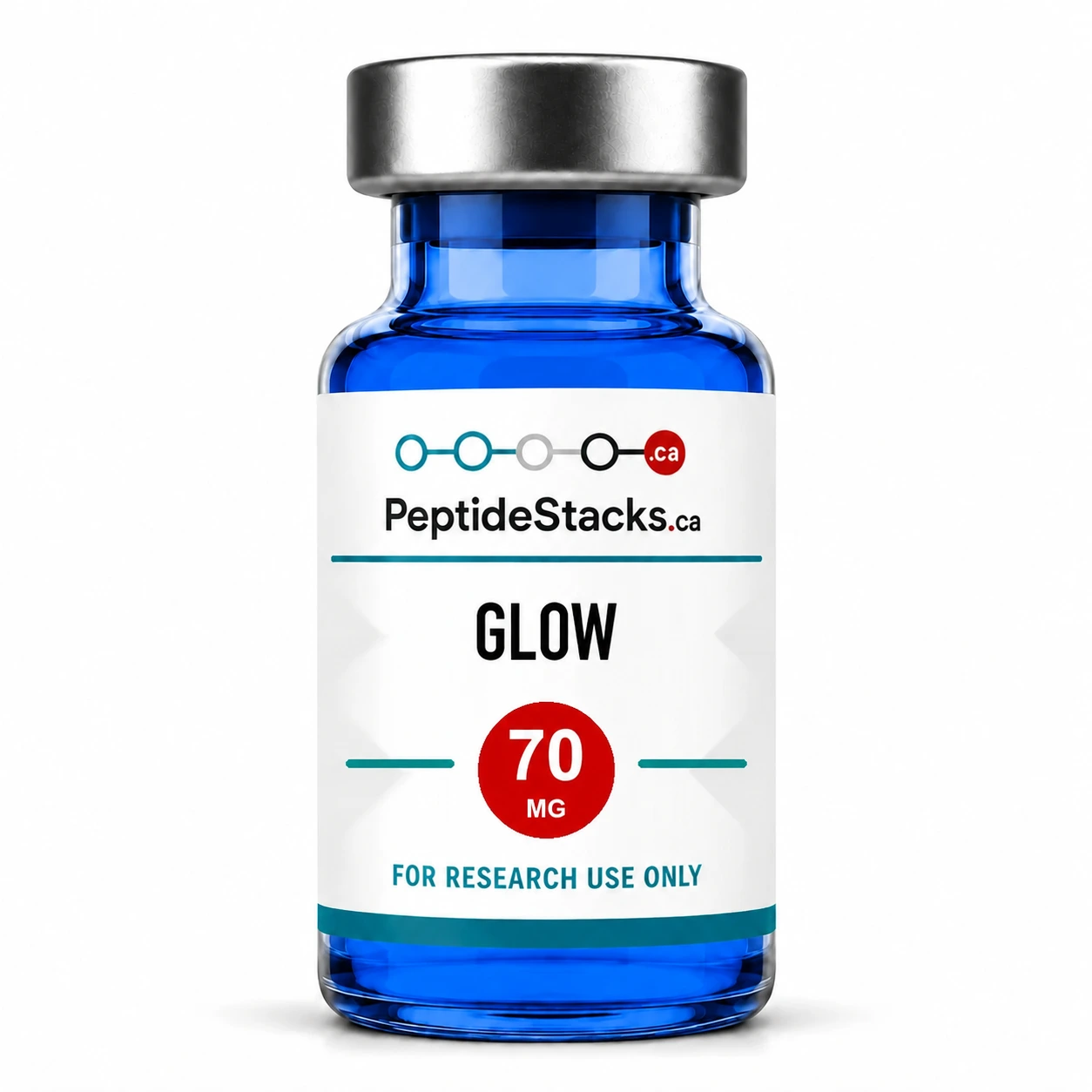 GLOW 70 MG blue vial